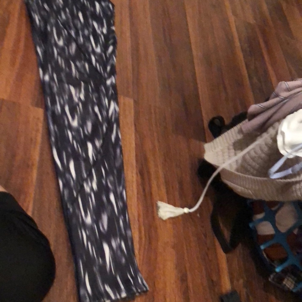 ASICS black/grey/white leggings full length - Picture 2 of 5